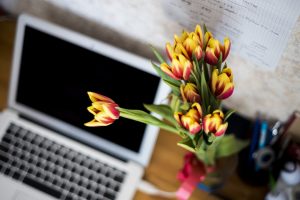 Joyful Flowers at Work