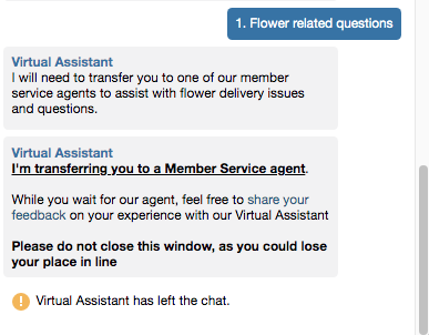 Customer feedback